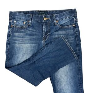 Lucky Brand Sweet Jean Crop Jeans Womens 6/28 Blue Denim 24" Inseam Capri